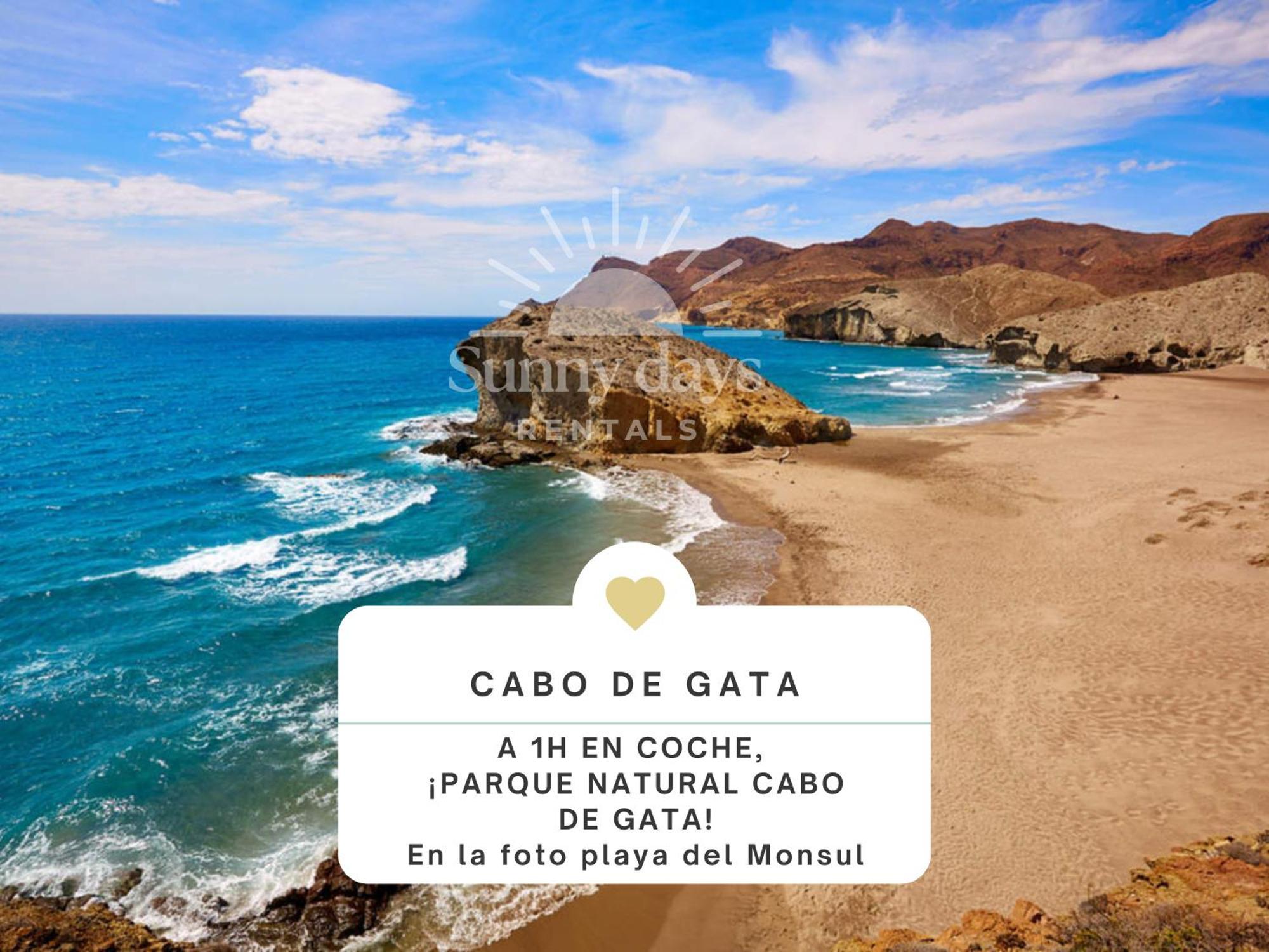 Acogedor Apartamento A 30 Metros De La Playa - Wifi - Smarttv Almería Exterior foto